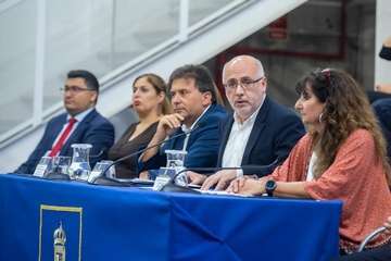 Acuerdo político entre NC, PSOE y Podemos para el Gobierno de Gran Canaria (Foto TA)